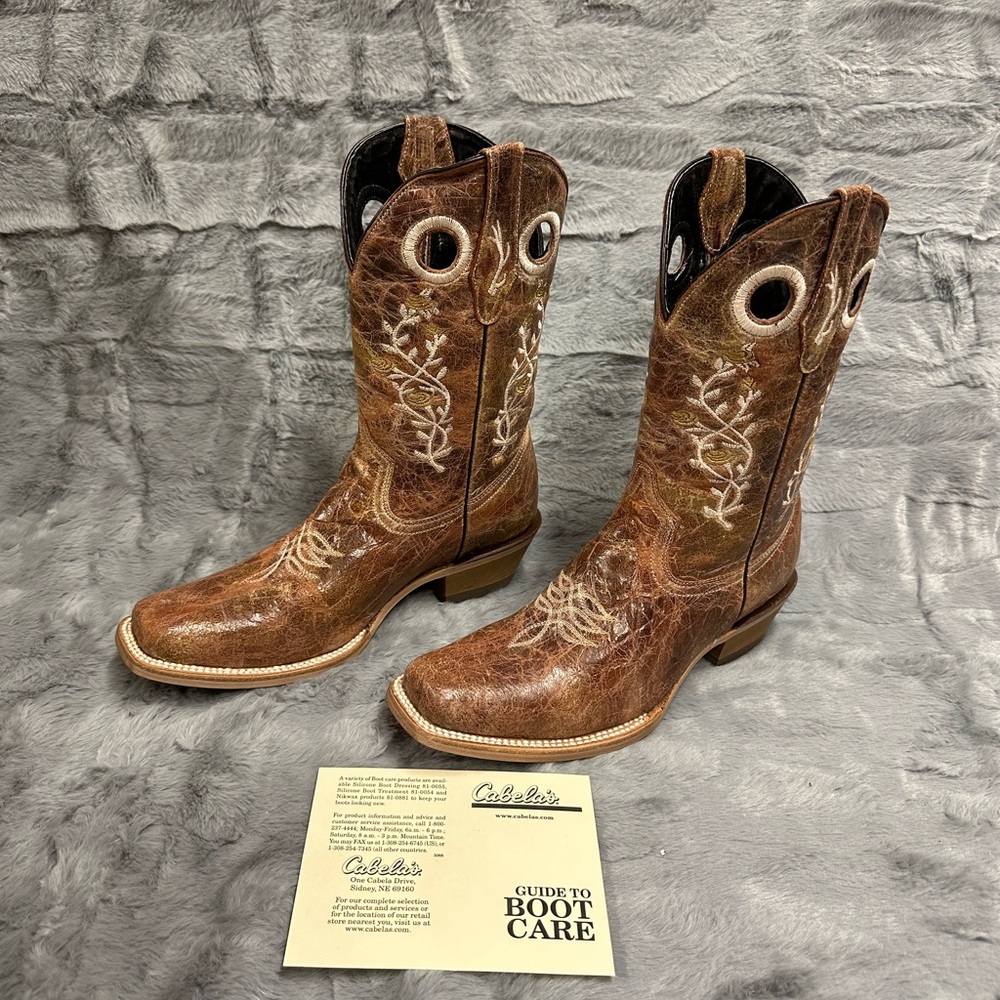 Cabela’s Western Boots - Brown - Size 8 - New - Never Worn